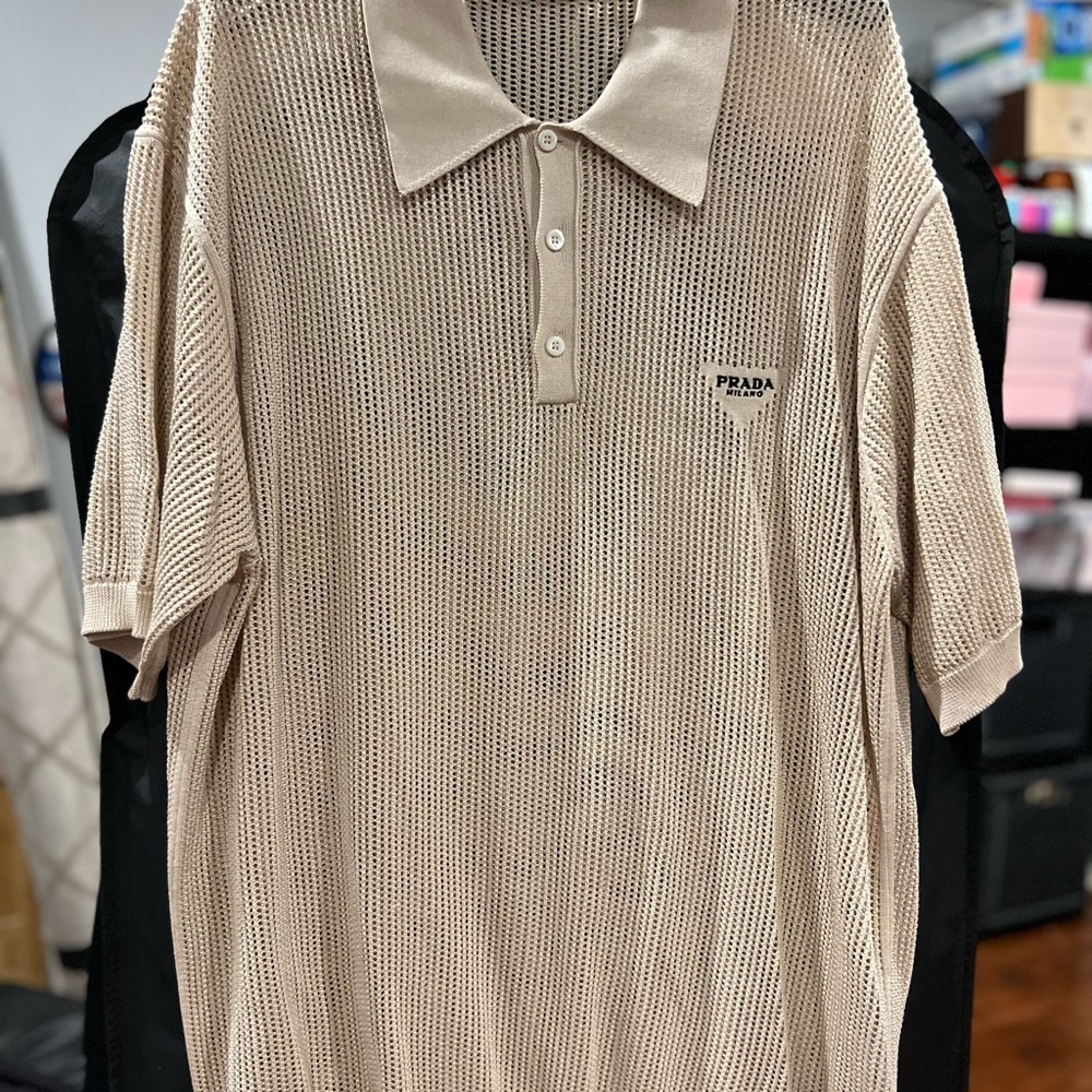 Prada men’s mesh short sleeve size 54